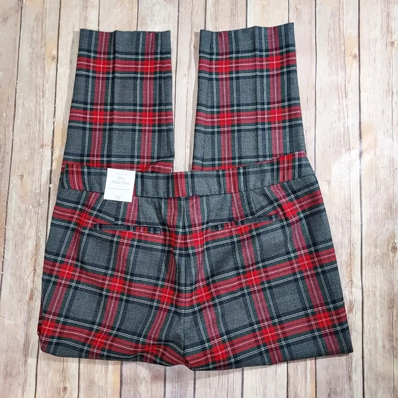 Talbots tartan wool blend Slim Ankle Pants NWT 14P - Picture 4 of 13